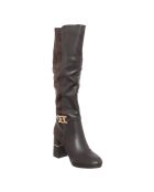 Bottes Jeanne marron - Talon 8.5 cm