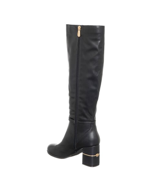 Bottes Usis noires - Talon 7.5 cm