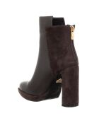 Bottines Orea marron - Talon 11 cm