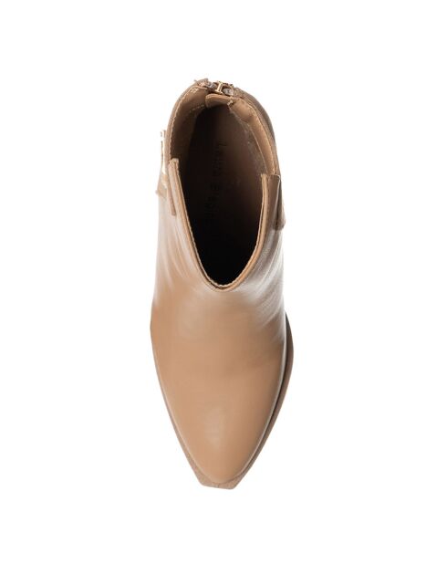 Bottines Orea beiges - Talon 11 cm