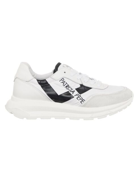 Sneakers en Cuir Costa blanc/noir