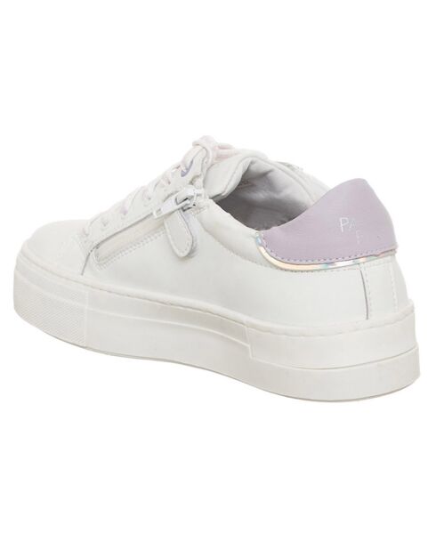 Sneakers en Cuir Vita blanc/violet