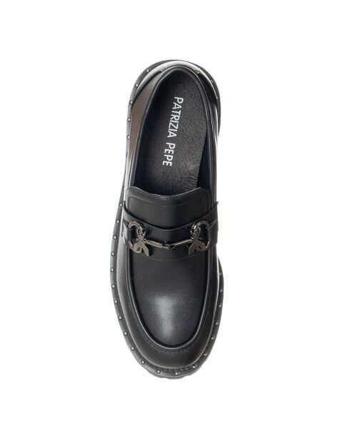 Mocassins en Cuir Egna noirs