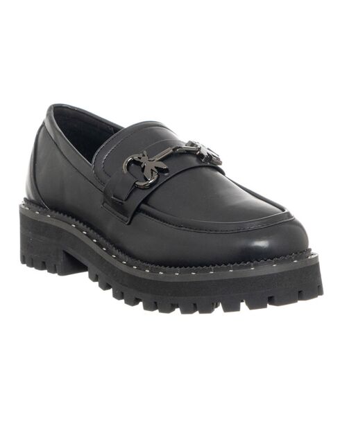 Mocassins en Cuir Elea noirs