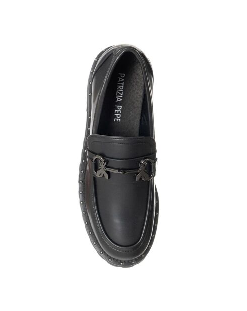 Mocassins en Cuir Elea noirs