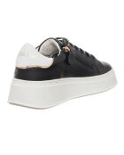 Sneakers en Cuir Migo noir/blanc