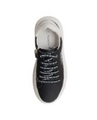 Sneakers en Cuir Migo noir/blanc