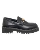 Mocassins en Cuir Dena noir/doré