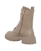 Boots en Cuir Milo taupe - Talon 5 cm