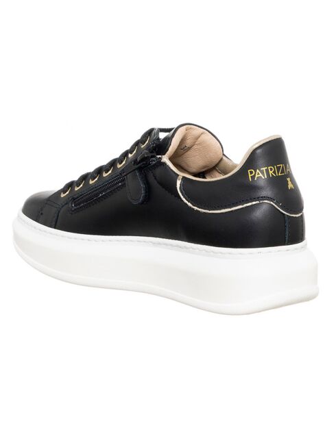 Sneakers en Cuir Orea noir/doré