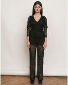 Top nero Farol Transparencia