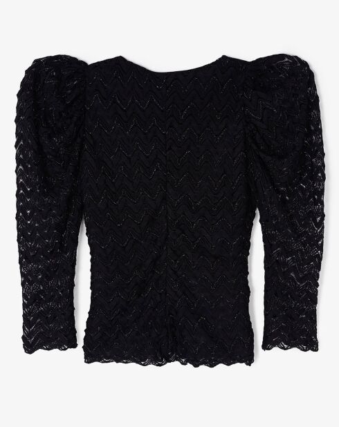 Top nero Farol Transparencia