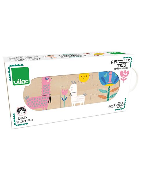 Suzy Ultman Trio-puzzels voor moeder en baby - 2 jaar en +