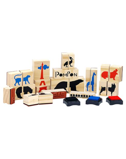Coffret Tampons Pompon - 3 ans et +