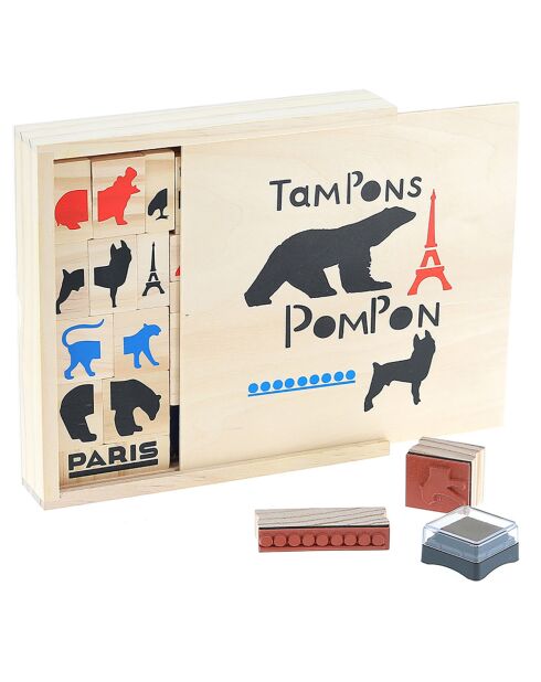 Coffret Tampons Pompon - 3 ans et +