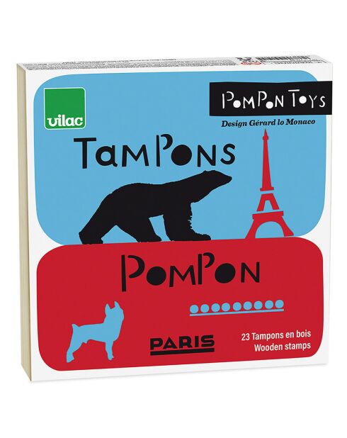 Pompom-Stempelset - 3 Jahre und älter