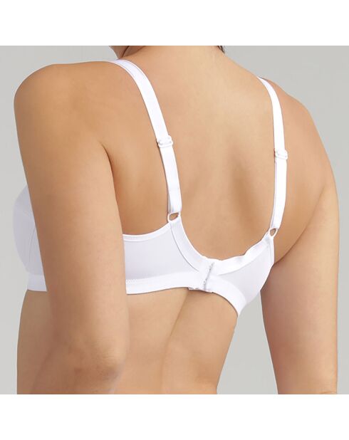 2 Soutiens-gorge sans armatures Basic Microfibre Support blancs