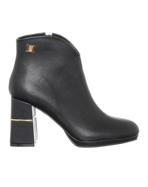 Bottines Bea noires - Talon 8.5 cm