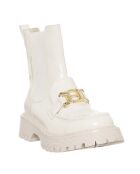 Boots Lénie blanches - Talon 4.5 cm