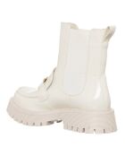 Boots Lénie blanches - Talon 4.5 cm