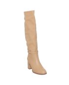 Bottes Usis beiges - Talon 7.5 cm