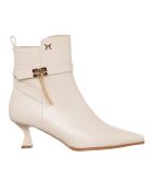 Bottines Minorque écrues - Talon 6 cm