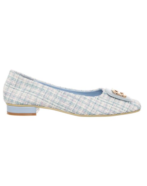 Ballerines Lysi bleu ciel/blanc