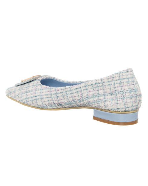 Ballerines Lysi bleu ciel/blanc