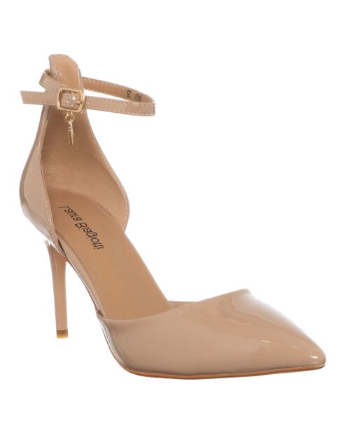 Escarpins Rana beiges - Talon 8.5 cm
