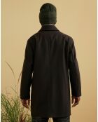 Manteau en Laine mélangée cacao