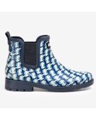 Chelsea boots Carville Pt 2 Low Cut imprimées monogramme bleu/blanc