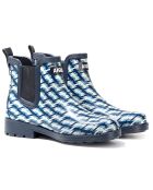 Chelsea boots Carville Pt 2 Low Cut imprimées monogramme bleu/blanc