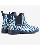 Chelsea boots Carville Pt 2 Low Cut imprimées monogramme bleu/blanc