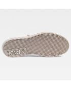 Baskets en Cuir Signature Ltr Low Cut blanc aigle