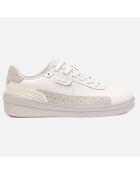 Baskets en Cuir Signature W Ltr Low Cut blanc aigle