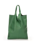 Borsa in pelle verde Evelyn - 37x7x40 cm