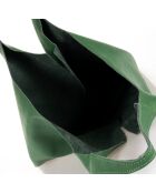 Borsa in pelle verde Evelyn - 37x7x40 cm