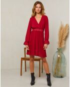 Robe Fadel bordeaux