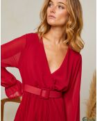 Robe Fadel bordeaux