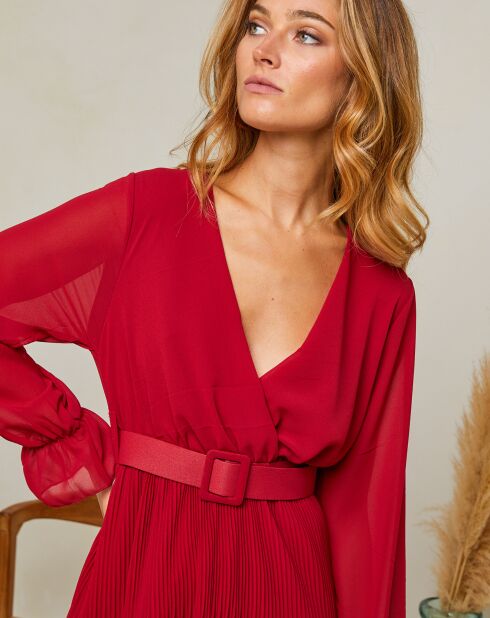 Robe Fadel bordeaux
