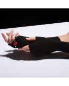 Mitaines 100% Cachemire Juliette noires