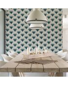 Papier Peint Mosaic bleu - 53x1000 cm