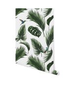 Papier Peint Jungle blanc craie - 53x1000 cm