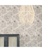 Papier Peint In Bloom noir - 53x1000 cm