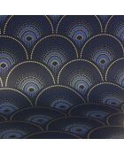 Papier Peint Han'i cobalt doré - 53x1000 cm