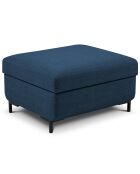 Pouf avec Coffre Yanis bleu - 87x72x46 cm