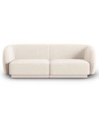 Canapé Modulaire Lionel 2 Places beige clair - 184x85x74 cm