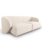 Canapé Modulaire Lionel 2 Places beige clair - 184x85x74 cm