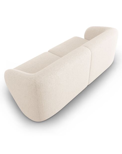 Canapé Modulaire Lionel 2 Places beige clair - 188x93x74 cm