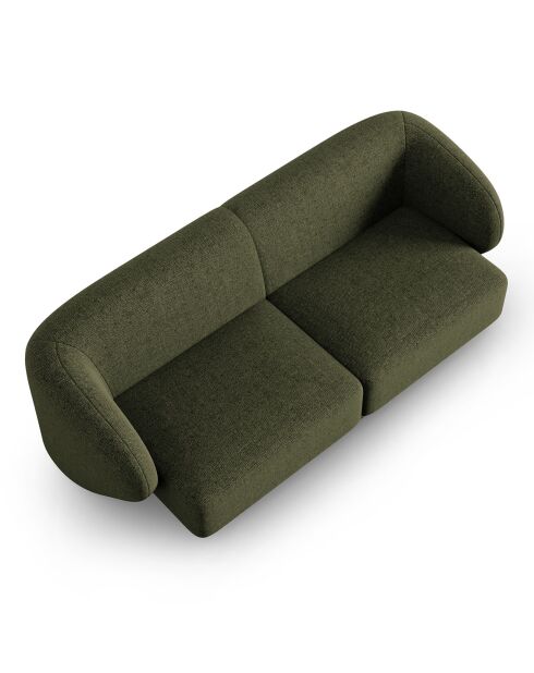 Canapé Modulaire Lionel 2 Places vert chiné - 188x93x74 cm